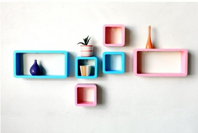 decorative wall racks for sale pink skyblue