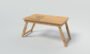 Folding Laptop Table Desk - Breakfast / Study / Coffee Table Minimal Style Natural Pine Wood - Image 2