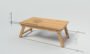 Folding Laptop Table Desk - Breakfast / Study / Coffee Table Minimal Style Natural Pine Wood - Image 4
