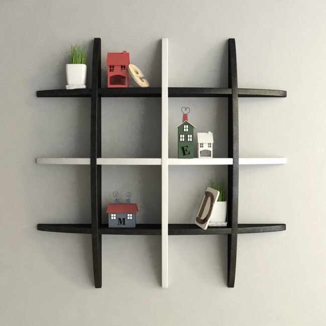 buy exclusive globe shelf black white for home decor