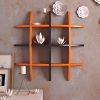 designer display racks orange black