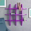 home decor display racks purple