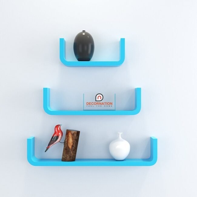 buy decornation u shape round corner wall shelves online