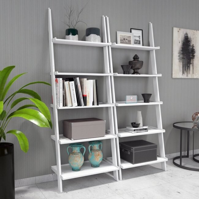 home decor ladder shelf white for sale