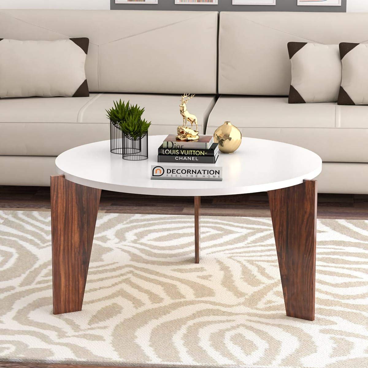 Aurora Wooden Coffee Table – White