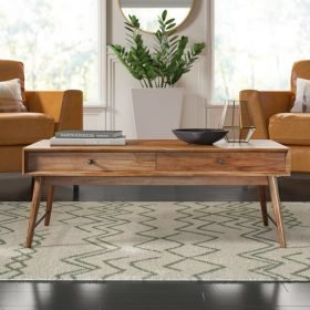 Neda Wooden Coffee Table - Brown