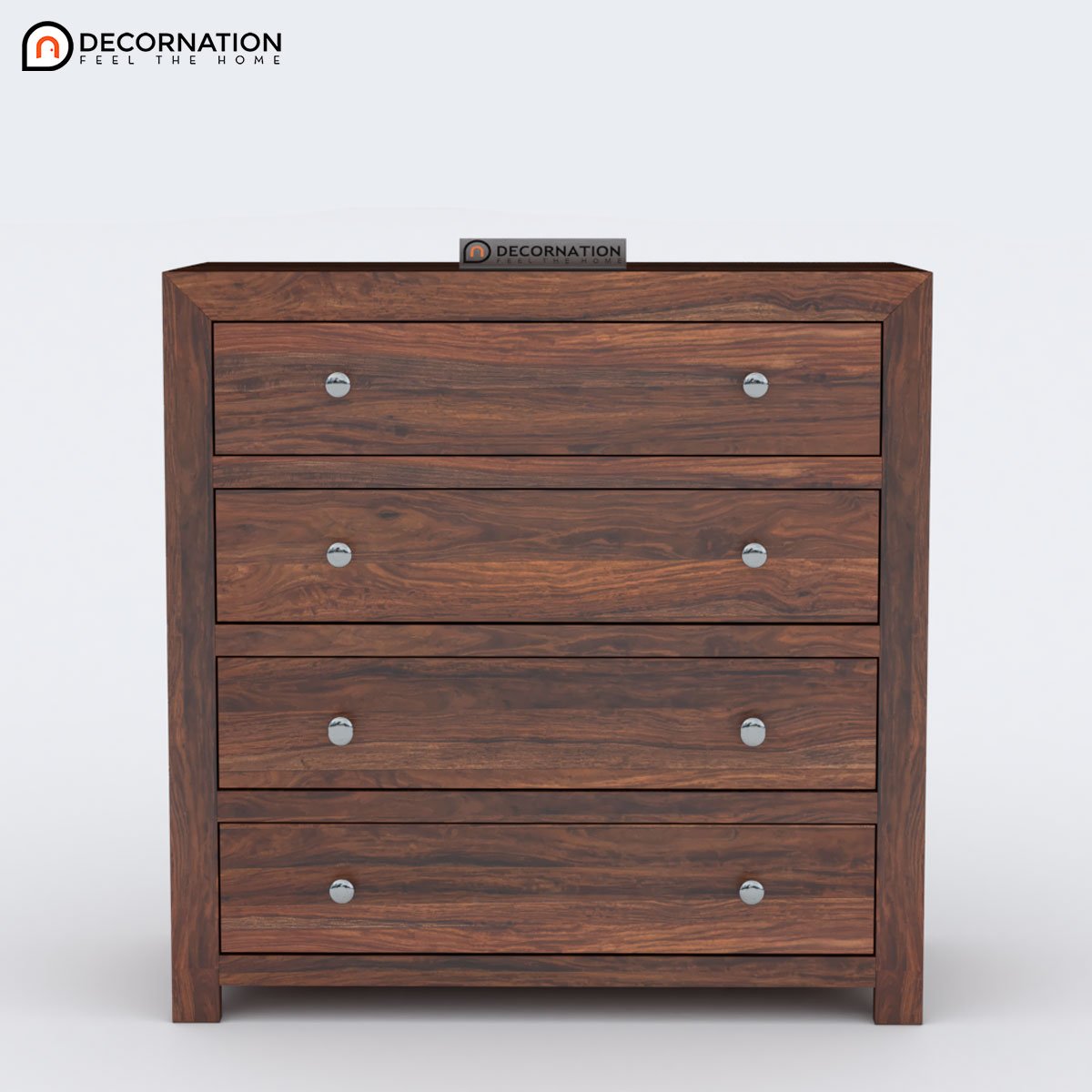 Caesar Wooden Drawer Storage Cabinet - Brown - Decornation
