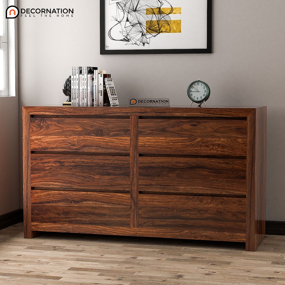 Daria Wooden Storage Living room Cabinet