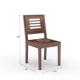 Bilzen Wooden 6 Seater Dining Table Set - Image 7