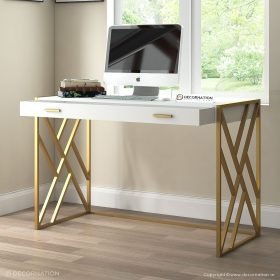Evelyn Solid Wood 3 Drawer Study/Computer Table