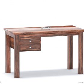 Rieka Double Drawer Computer Table With Storage - Image 4
