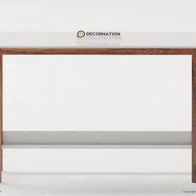 Enya White Wooden Study Table - Image 2