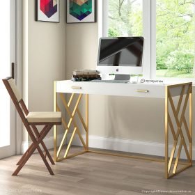 Evelyn Solid Wood 3 Drawer Study/Computer Table - Image 3