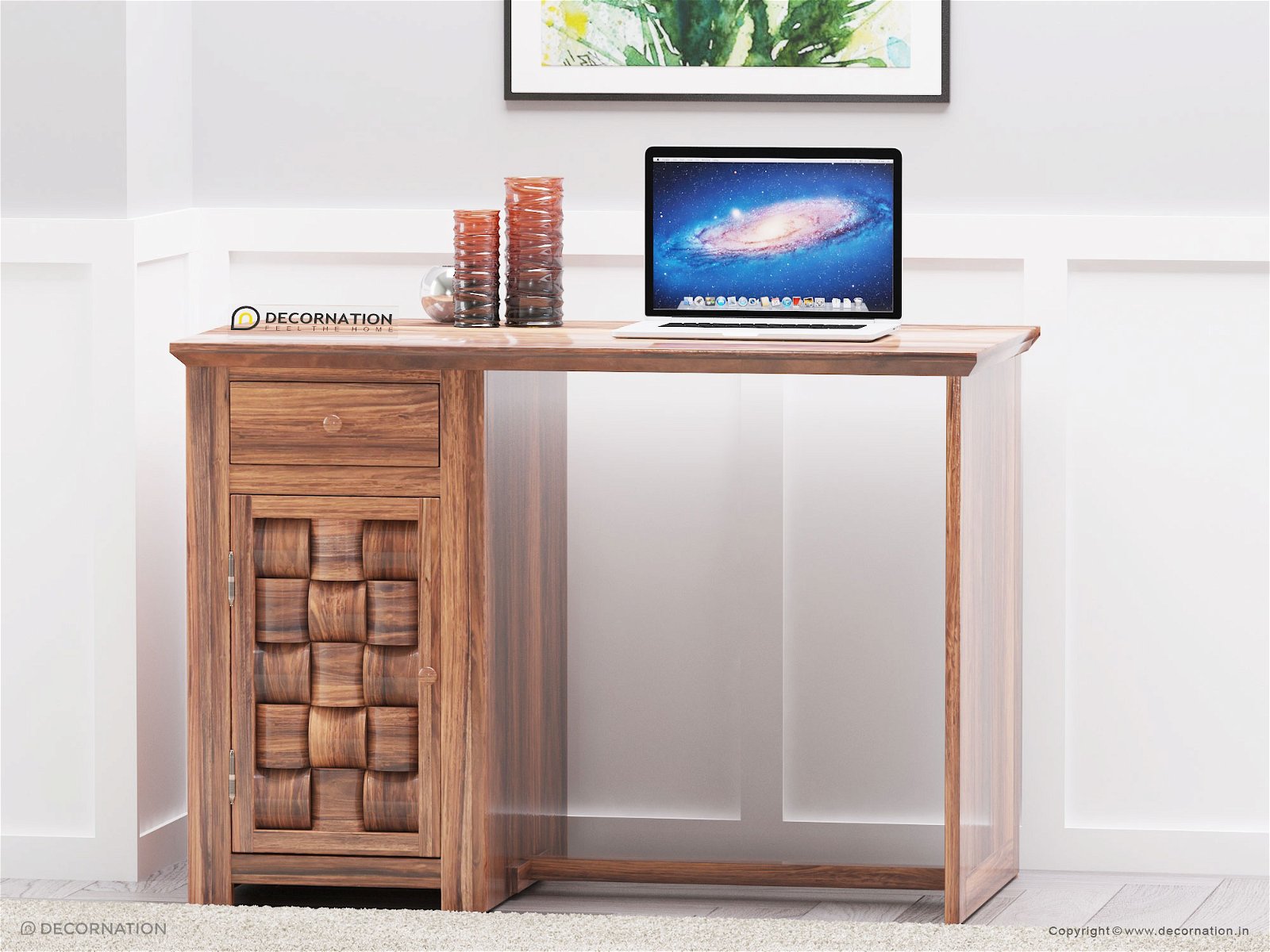 August Wooden Laptop Home Office Table