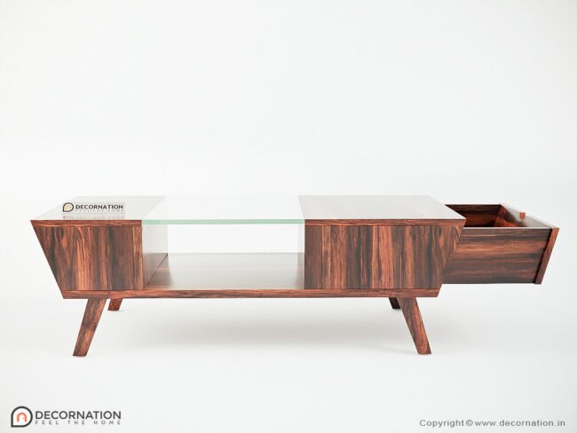 Reece Coffee Table with Glass Top - Image 4