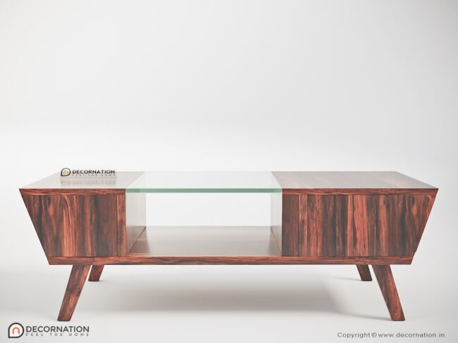 Reece Coffee Table with Glass Top - Image 5