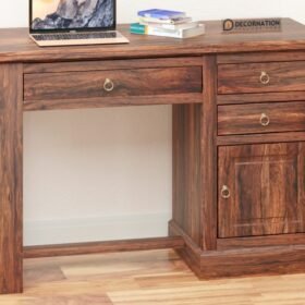 Oliver Wooden Computer Table with Drawer Storage