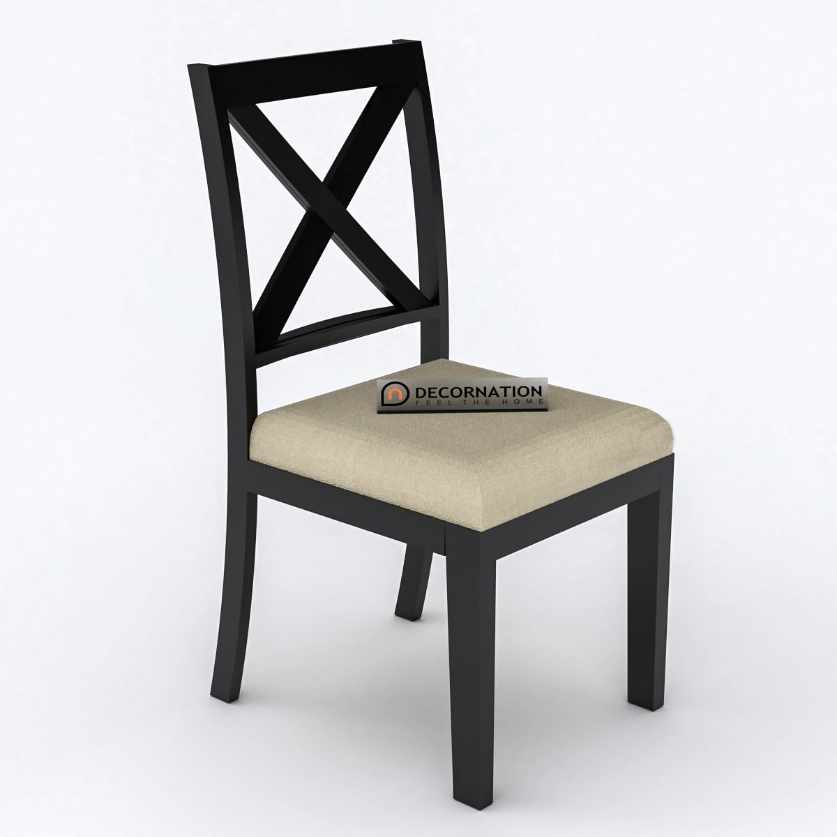 Ion Wooden Dining Table Chair – Black