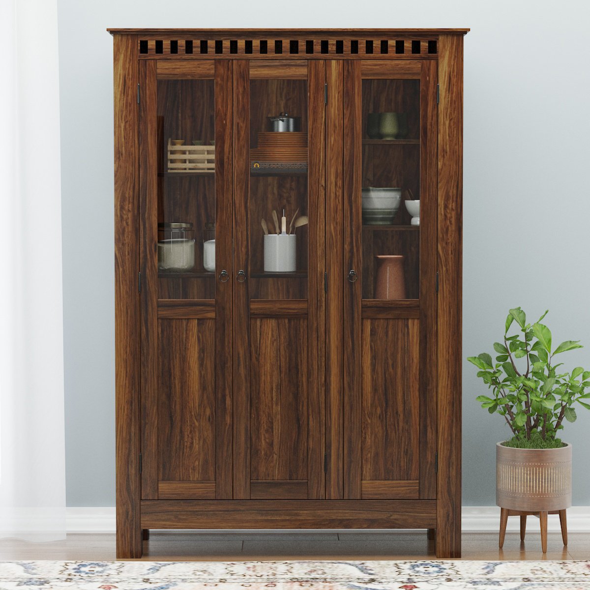DIane Wood Cabinet