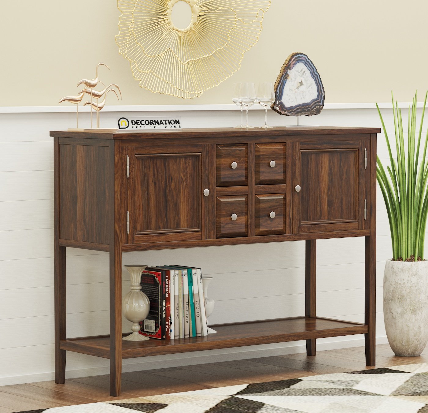 Ivy Solid Wood Sideboard Cabinet
