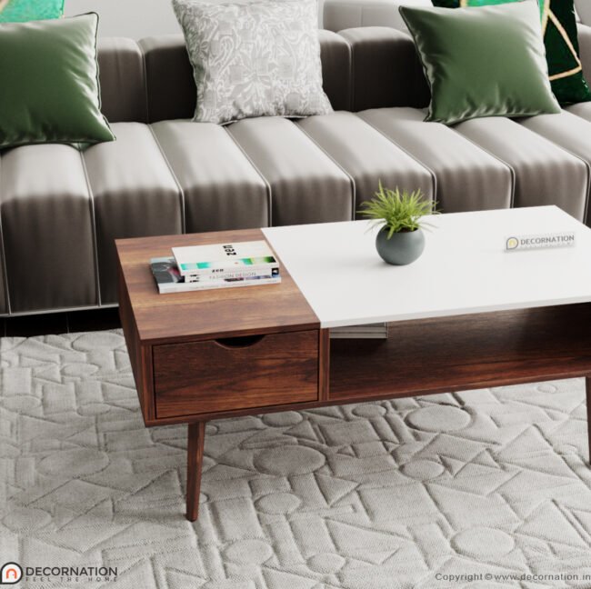 Tyla Coffee Table With Drawer Storage - Image 4