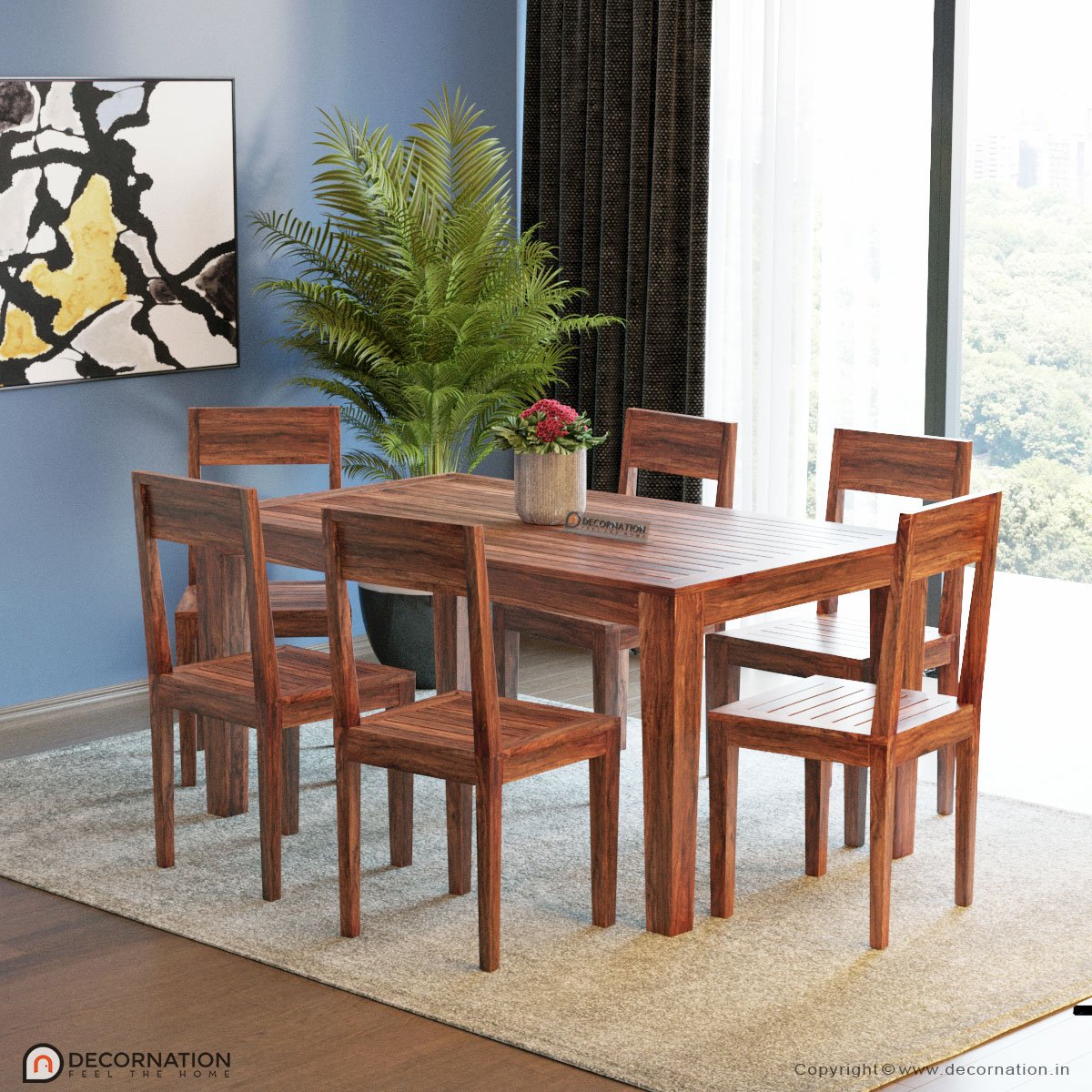 Llyssa Dining Table Set – 6 Seater