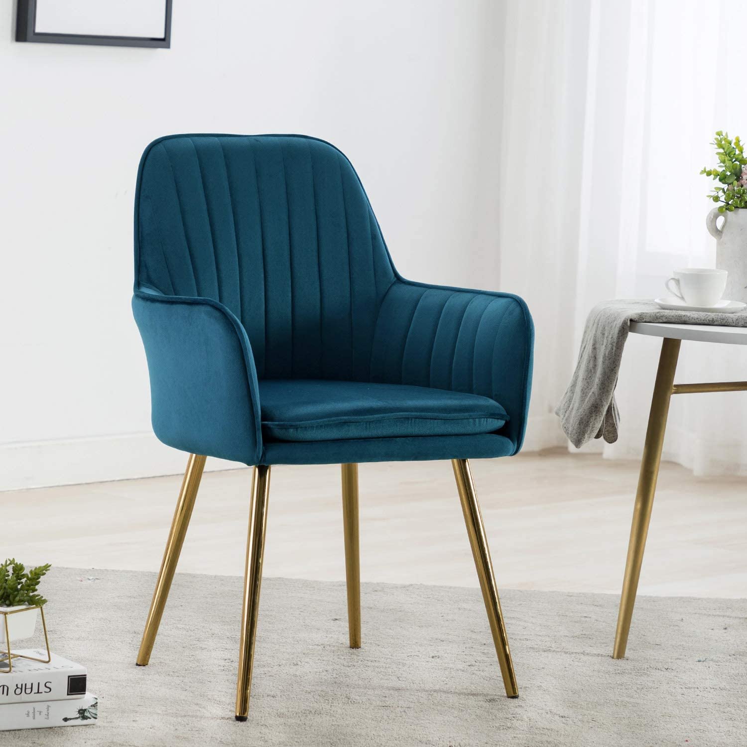 Eula Modern Accent Dining Chair – Blue