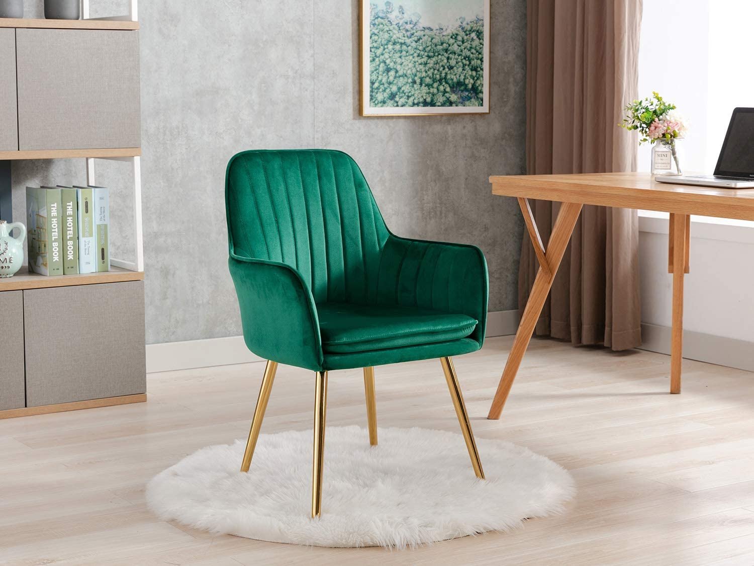 Eula Modern Accent Dining Chair – Green