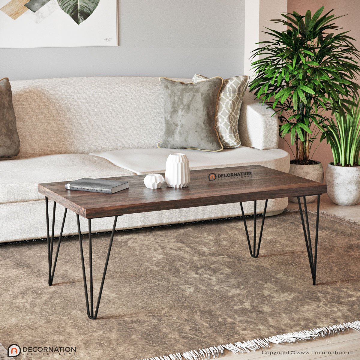 Amias Wooden Coffee Table