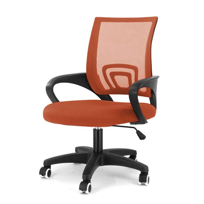 804 Brown Mesh Back Revolving Workstation chair