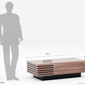 Orion Wooden Coffee Table - Image 4