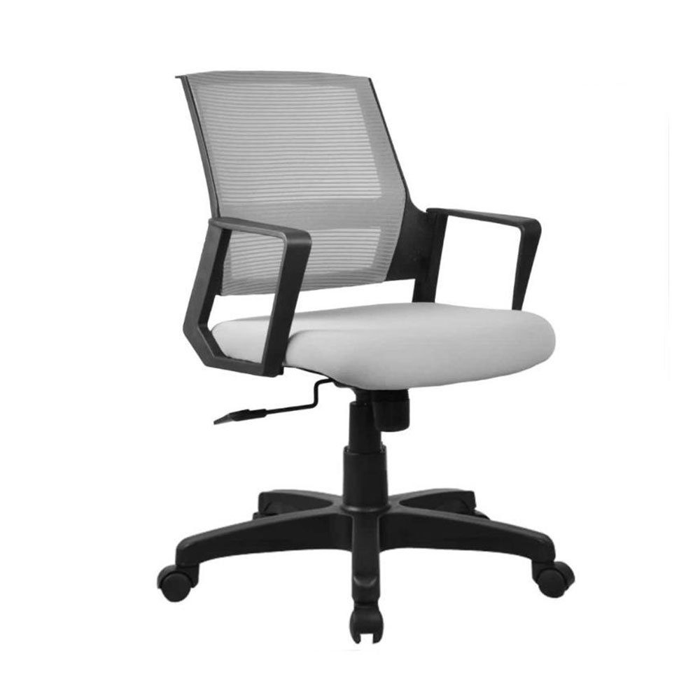 Solitaire Grey Mesh Back Revolving Workstation chair
