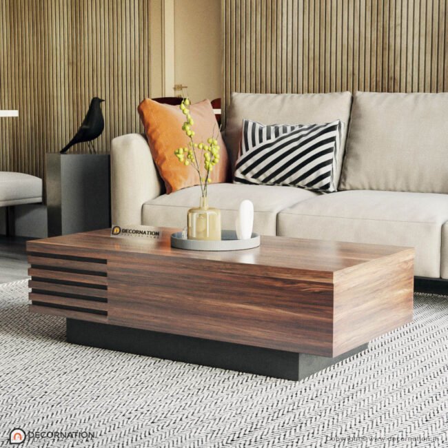 Orion Wooden Coffee Table - Image 2