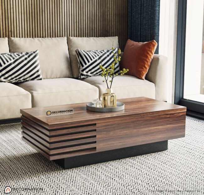 Orion Wooden Coffee Table - Image 3