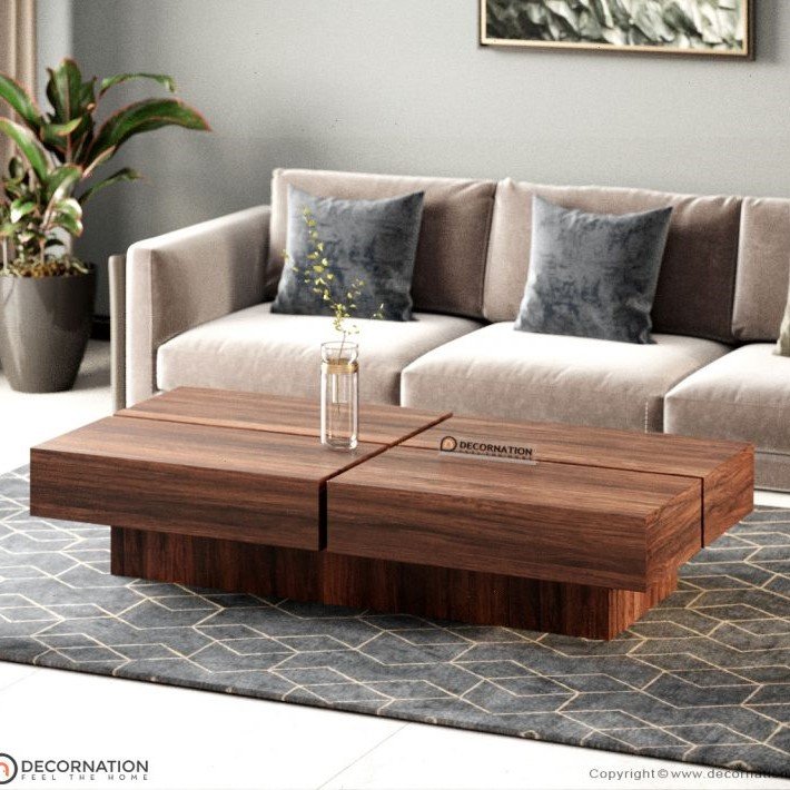 Aster Rectangular Wooden Coffee table