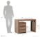 Christopher 3 Drawer Storage Computer Table - Decornation