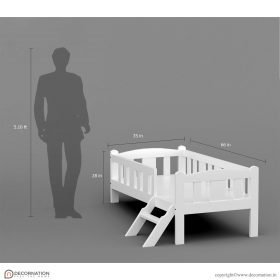 Pippa Kids Bed With Ladder - Image 4