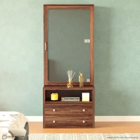 Cora Wooden Storage Dressing Table - Image 3