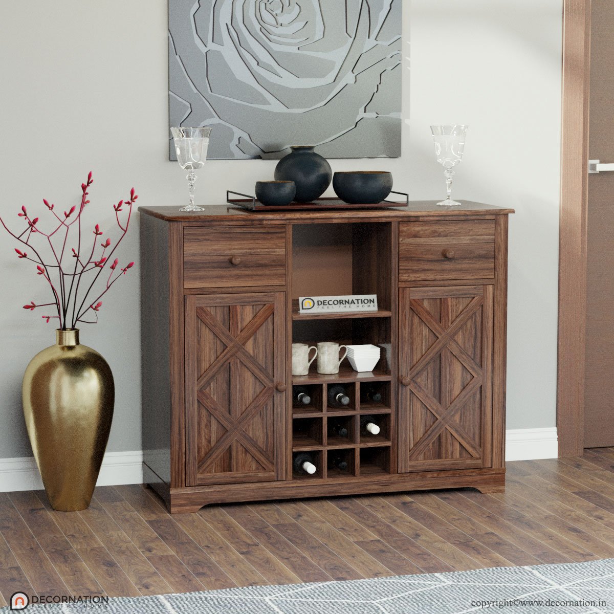 Arissa Wood Dining Cabinet