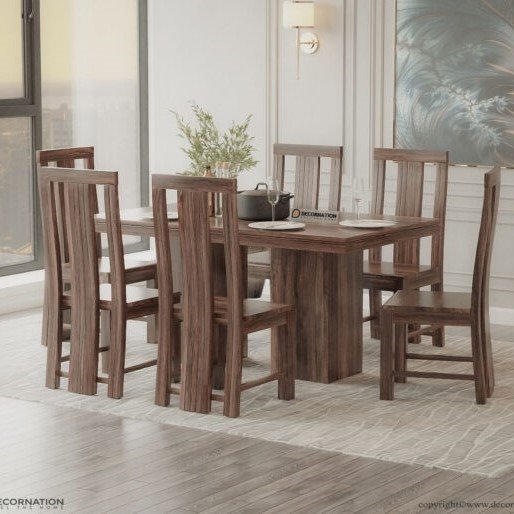 Nyla Dining Table Set for 6 with Chairs