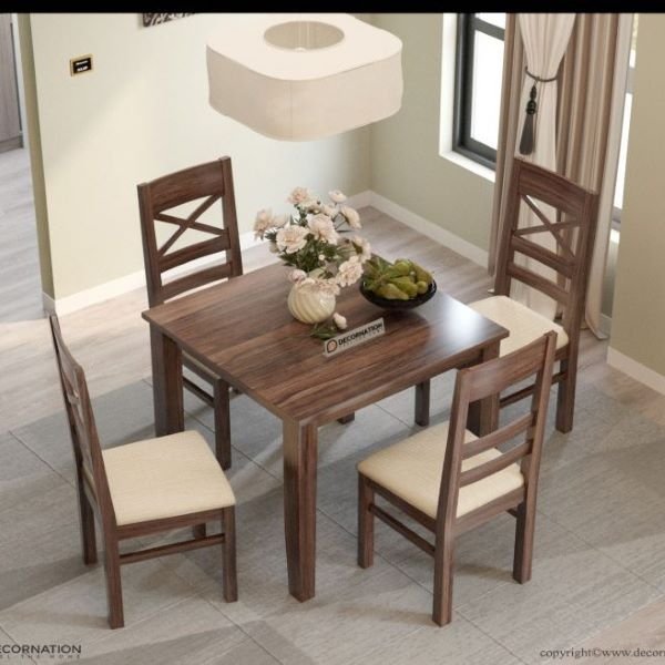Sicily Dining Set for 6 With Chairs – 4 Seater