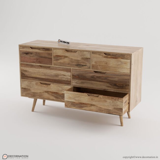 Denver Wooden Large Chest of Drawers - Image 3