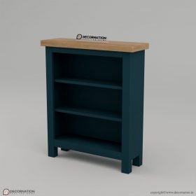 Haruko Wood Small Wide Bookcase - Image 3