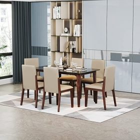 Italiana Dining Table Set – Black - Image 2