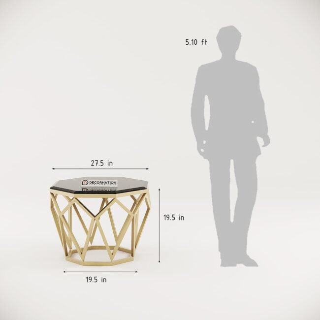 Aria Diamond Shape Coffee Table - Image 7