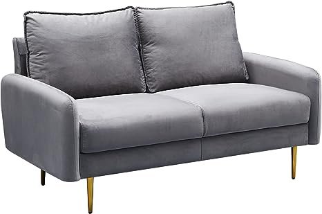 Inara Velvet 2- Seater Sofa Set Modern Sofa & Loveseat - Image 34
