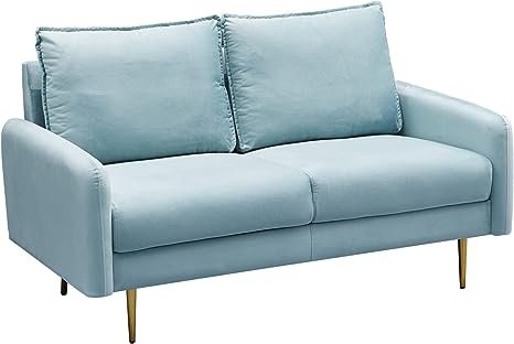 Inara Velvet 2- Seater Sofa Set Modern Sofa & Loveseat - Image 46