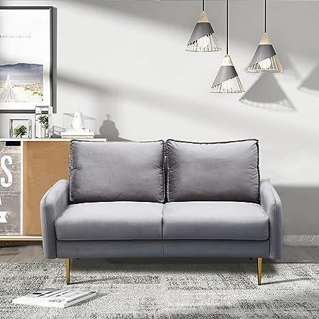 Inara Velvet 2- Seater Sofa Set Modern Sofa & Loveseat - Image 35