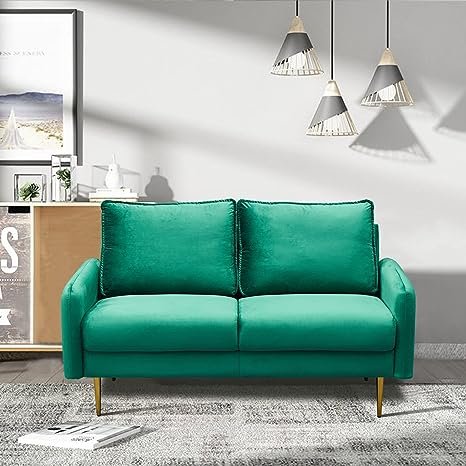 Inara Velvet 2- Seater Sofa Set Modern Sofa & Loveseat - Image 30