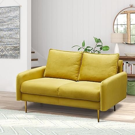 Inara Velvet 2- Seater Sofa Set Modern Sofa & Loveseat - Image 23